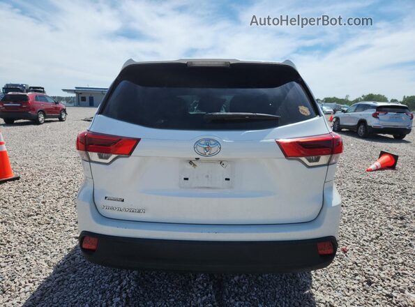 5TDZARFH5JS040689 2018 TOYOTA HIGHLANDER White Հետևի տեսք