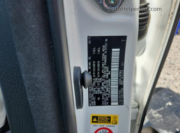 5TDZARFH5JS040689 2018 TOYOTA HIGHLANDER White VIN կոդի պիտակի տեսք