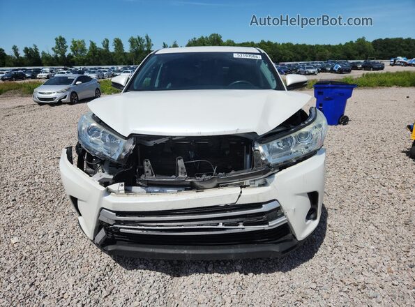 5TDZARFH5JS040689 2018 TOYOTA HIGHLANDER White Դիմացի տեսք