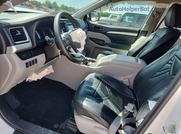5TDZARFH5JS040689 2018 TOYOTA HIGHLANDER White Սալոնի դիմացի տեսք