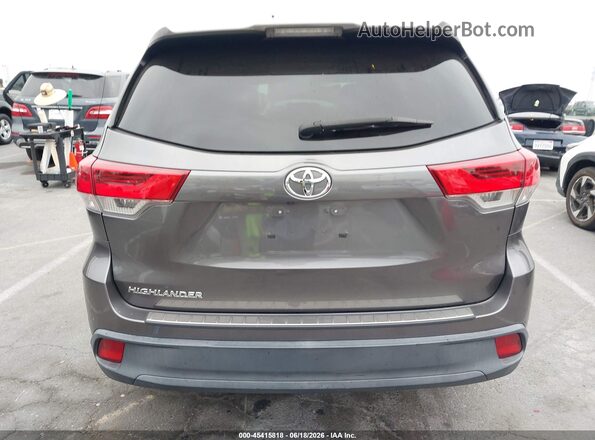 5TDZARFH6KS056594 2019 TOYOTA HIGHLANDER Gray 