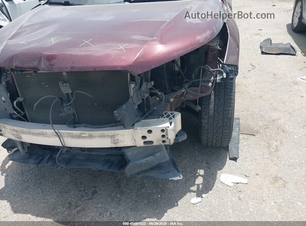 5TDZARFH8KS051591 2019 TOYOTA HIGHLANDER Burgundy Вид спереду