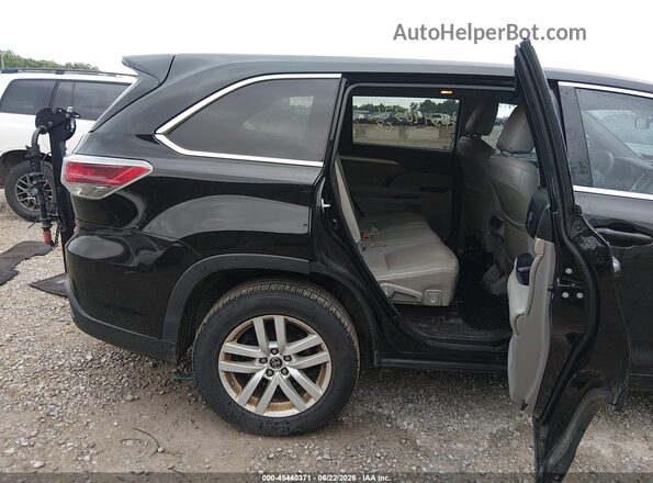 5TDZARFH9GS017232 2016 TOYOTA HIGHLANDER Black Вид наклейки з VIN-кодом