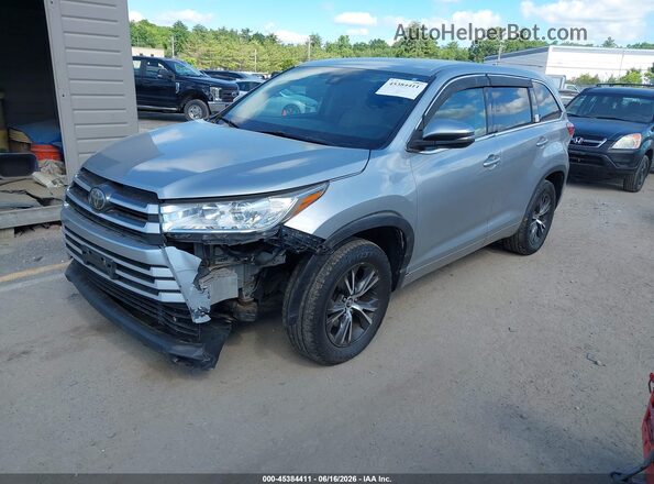 5TDZARFH9HS023503 2017 TOYOTA HIGHLANDER Серебряный Передняя левая четверть