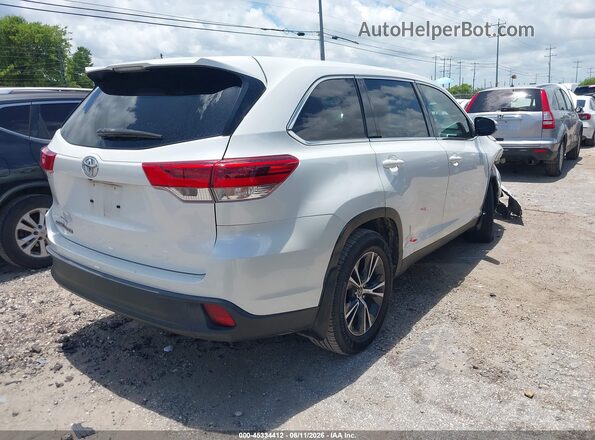 5TDZARFH9KS047713 2019 TOYOTA HIGHLANDER White უკანა მარჯვენა