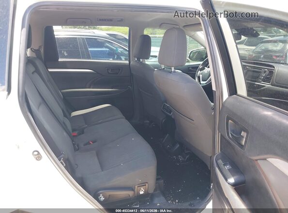 5TDZARFH9KS047713 2019 TOYOTA HIGHLANDER White VIN კოდის სტიკერის ხედი