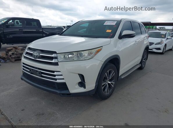 5TDZARFHXHS023445 2017 TOYOTA HIGHLANDER White Przód lewy
