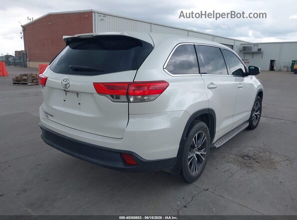5TDZARFHXHS023445 2017 TOYOTA HIGHLANDER White Tył prawy