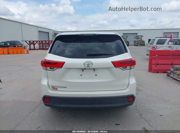 5TDZARFHXHS023445 2017 TOYOTA HIGHLANDER White 