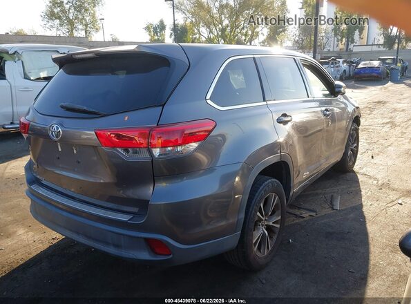 5TDZARFHXJS034337 2018 TOYOTA HIGHLANDER Gray Задня права чверть