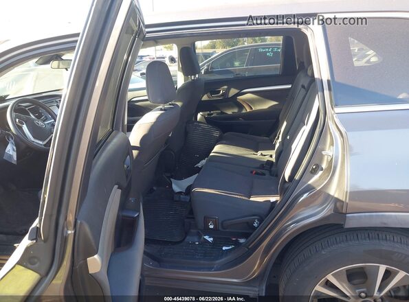 5TDZARFHXJS034337 2018 TOYOTA HIGHLANDER Gray Вид наклейки з VIN-кодом