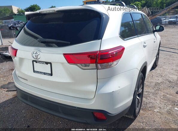 5TDZARFHXJS038873 2018 TOYOTA HIGHLANDER Белый Задняя правая четверть