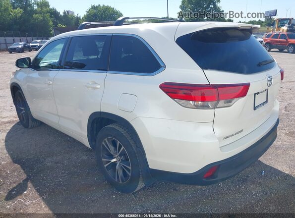 5TDZARFHXJS038873 2018 TOYOTA HIGHLANDER Белый Задняя левая четверть