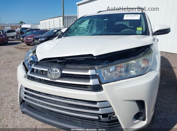 5TDZARFHXJS038873 2018 TOYOTA HIGHLANDER Белый Вид задней части салона