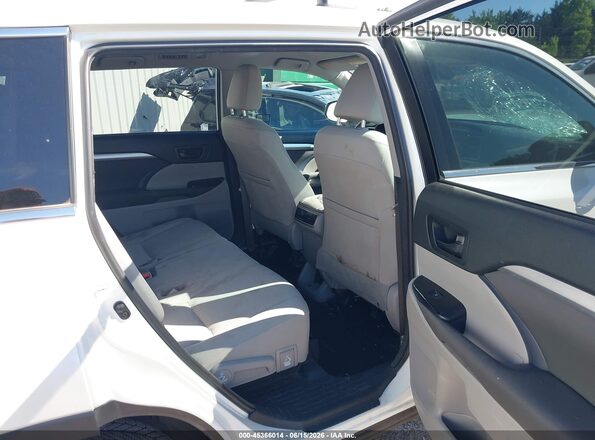 5TDZARFHXJS038873 2018 TOYOTA HIGHLANDER Белый Вид наклейки с VIN-кодом