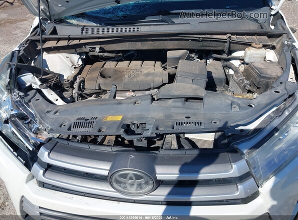 5TDZARFHXJS038873 2018 TOYOTA HIGHLANDER Белый Вид сзади