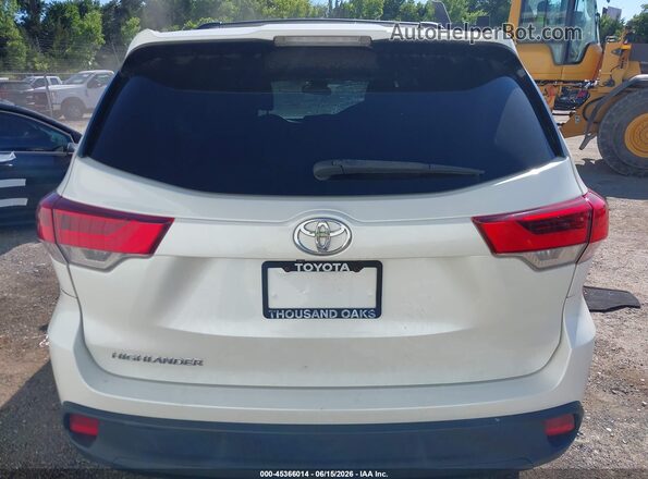 5TDZARFHXJS038873 2018 TOYOTA HIGHLANDER Белый 