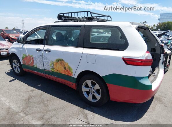 5TDZK3DC3GS757375 2016 TOYOTA SIENNA White Задня ліва чверть