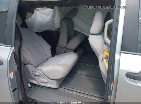 5TDZK3DC6GS717470 2016 TOYOTA SIENNA Silver VIN կոդի պիտակի տեսք