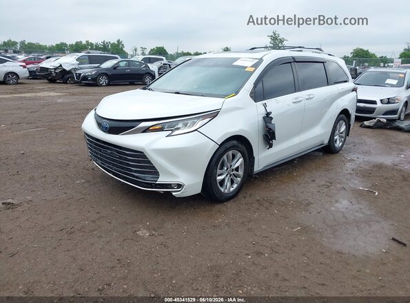 5TDZRKEC2NS088274 2022 TOYOTA SIENNA Белый Передняя левая четверть