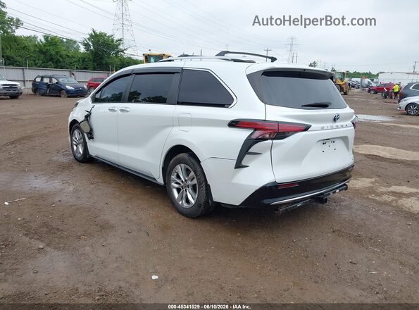 5TDZRKEC2NS088274 2022 TOYOTA SIENNA Белый Задняя левая четверть