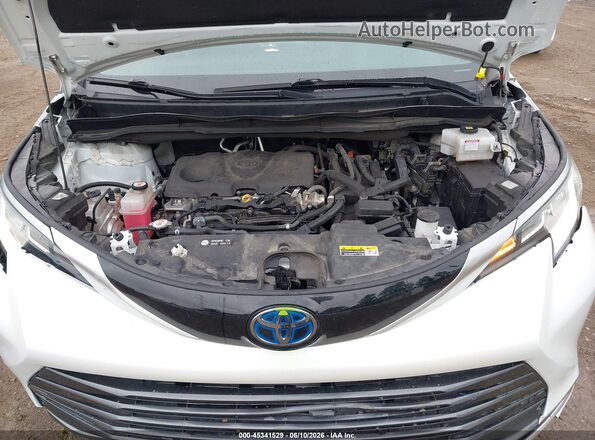 5TDZRKEC2NS088274 2022 TOYOTA SIENNA Белый Вид сзади