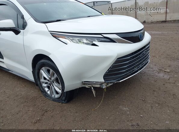 5TDZRKEC2NS088274 2022 TOYOTA SIENNA Белый Вид спереди