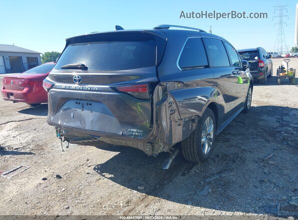 5TDZRKEC3MS029071 2021 TOYOTA SIENNA Gray Вид спереду