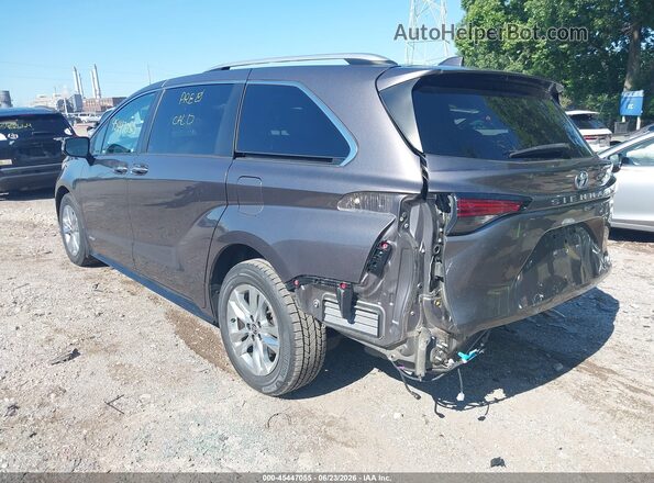 5TDZRKEC3MS029071 2021 TOYOTA SIENNA Gray Задня ліва чверть