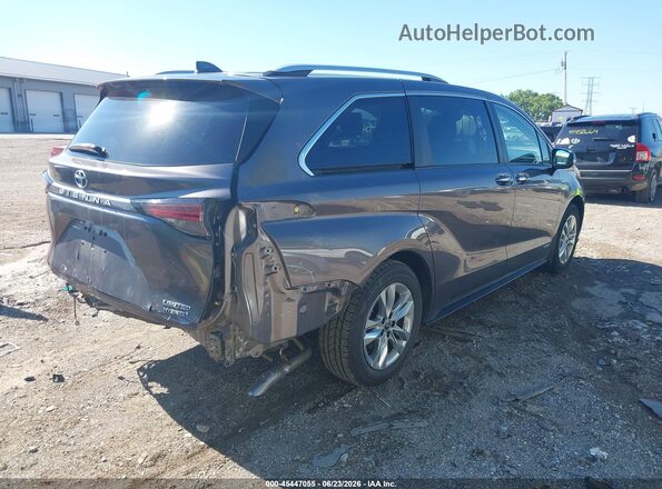 5TDZRKEC3MS029071 2021 TOYOTA SIENNA Gray Задня права чверть