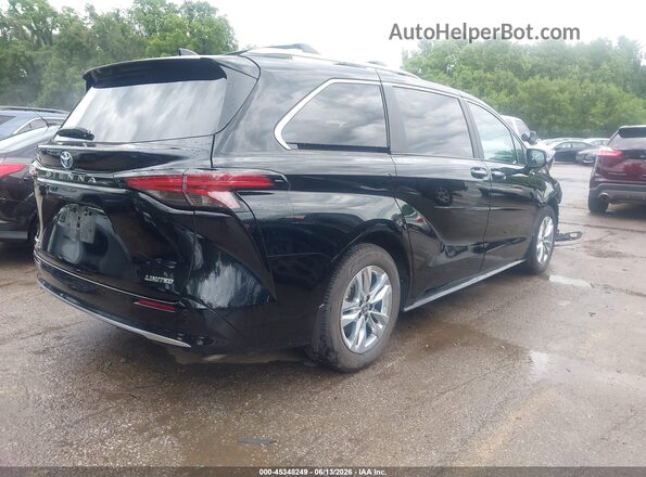 5TDZSKFC1SS163609 2025 TOYOTA SIENNA Black Задня права чверть