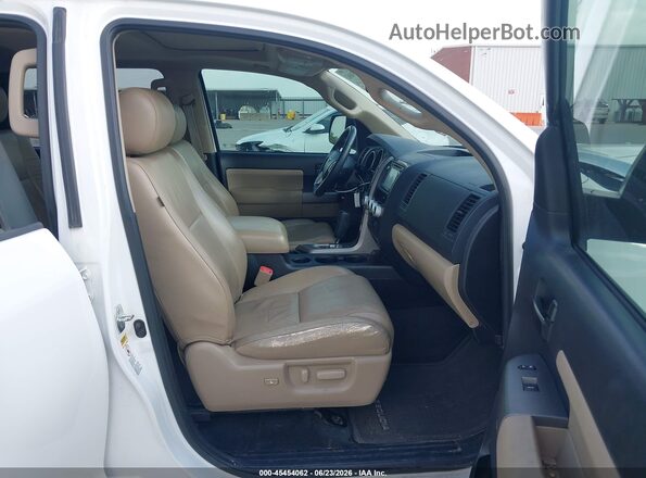 5TDZY5G1XGS061097 2016 TOYOTA SEQUOIA White Widok wnętrza z przodu