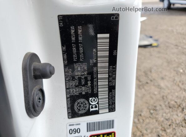 5TDZZ3DC0LS023086 2020 TOYOTA SIENNA White 360 interior view