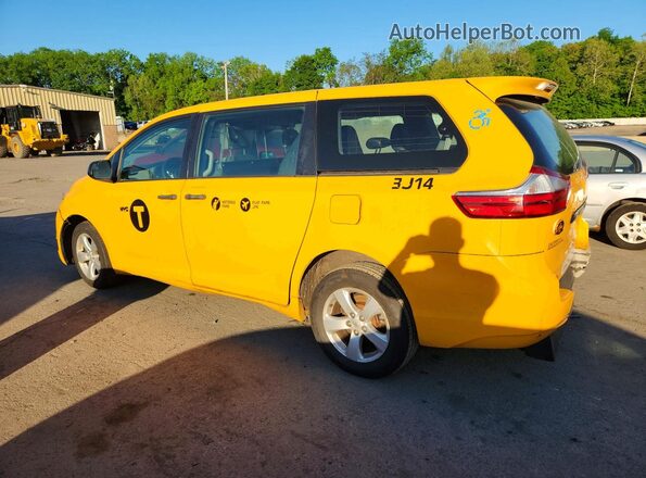 5TDZZ3DC1HS856239 2017 TOYOTA SIENNA Yellow 