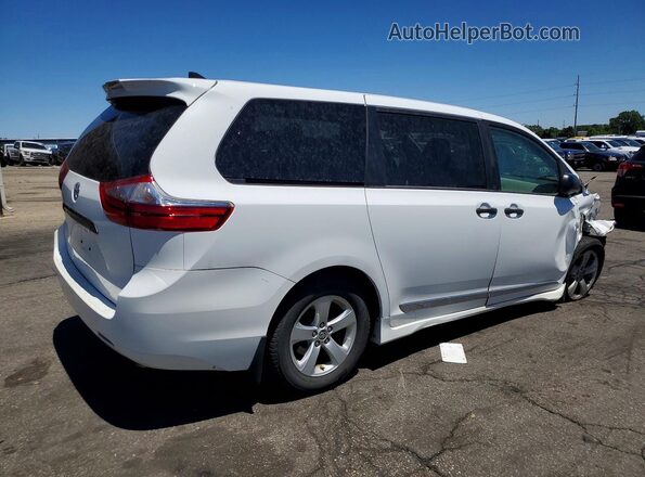 5TDZZ3DC2LS058843 2020 TOYOTA SIENNA White უკანა მარჯვენა
