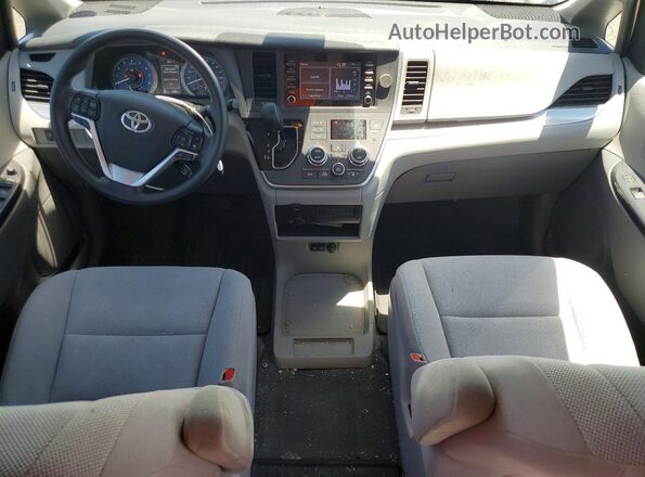 5TDZZ3DC2LS058843 2020 TOYOTA SIENNA White წინა პანელის ხედი