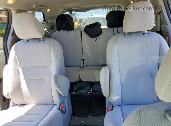 5TDZZ3DC2LS058843 2020 TOYOTA SIENNA White უკანა სავარძლების ხედი