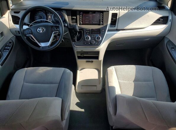 5TDZZ3DC4LS033815 2020 TOYOTA SIENNA Black Dashboard view