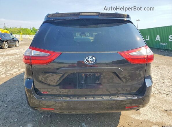 5TDZZ3DC4LS033815 2020 TOYOTA SIENNA Black Rear view