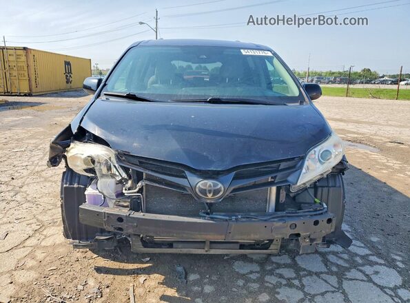 5TDZZ3DC4LS033815 2020 TOYOTA SIENNA Black Front view