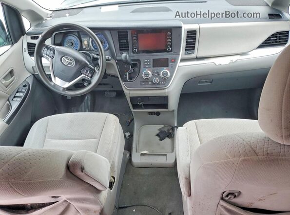 5TDZZ3DC5LS086605 2020 TOYOTA SIENNA Black Widok deski rozdzielczej