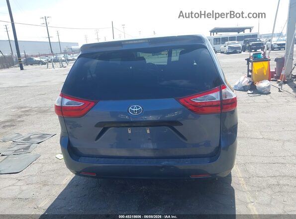 5TDZZ3DC8HS824307 2017 TOYOTA SIENNA Blue 