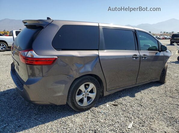 5TDZZ3DC8LS073881 2020 TOYOTA SIENNA Gray Tył prawy
