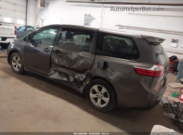 5TDZZ3DCXHS802762 2017 TOYOTA SIENNA Gray Tył lewy