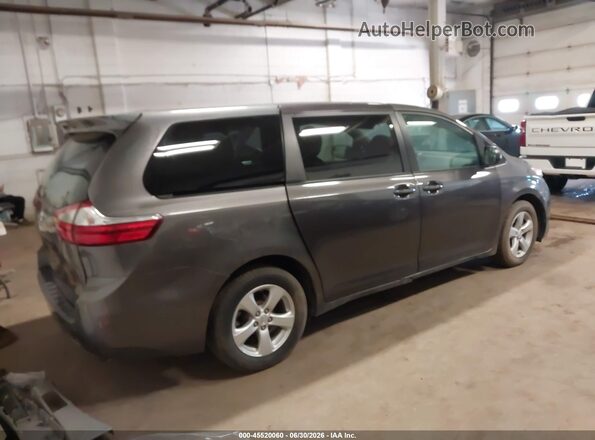 5TDZZ3DCXHS802762 2017 TOYOTA SIENNA Gray Tył prawy