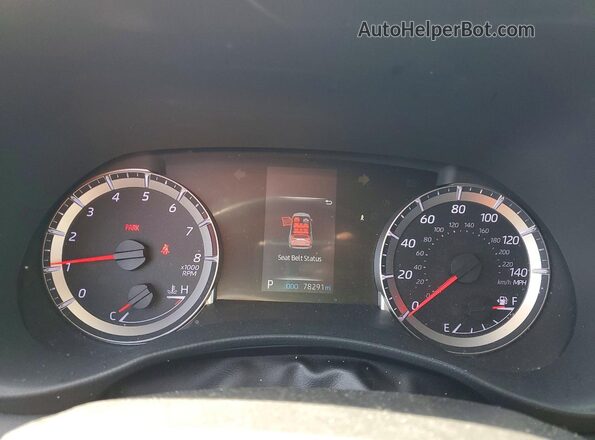 5TDZZRAH2LS506274 2020 TOYOTA HIGHLANDER Blue Սարքավորումների վահանակի տեսք