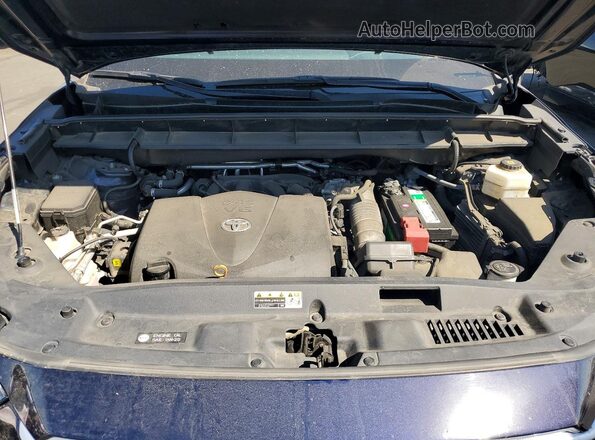 5TDZZRAH2LS506274 2020 TOYOTA HIGHLANDER Blue Շարժիչի բաժամունքի տեսք