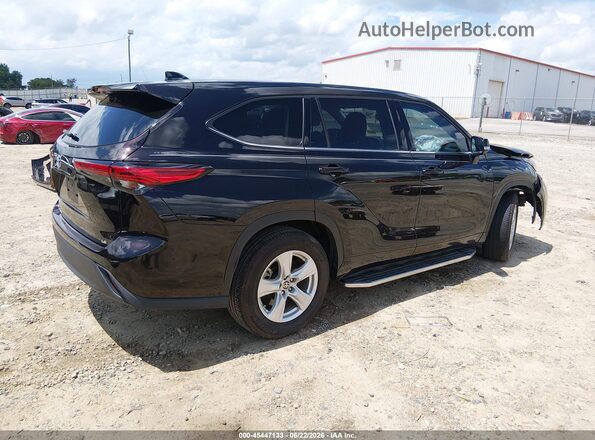 5TDZZRAH2MS031601 2021 TOYOTA HIGHLANDER Black Tył prawy