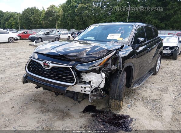 5TDZZRAH2MS031601 2021 TOYOTA HIGHLANDER Black Widok z przodu
