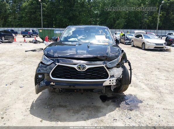 5TDZZRAH2MS031601 2021 TOYOTA HIGHLANDER Black Widok wnętrza z tyłu